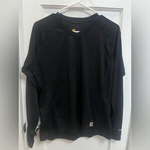 Carhartt Boys Base Force Classic Thermal Crew Black Size L 12/14